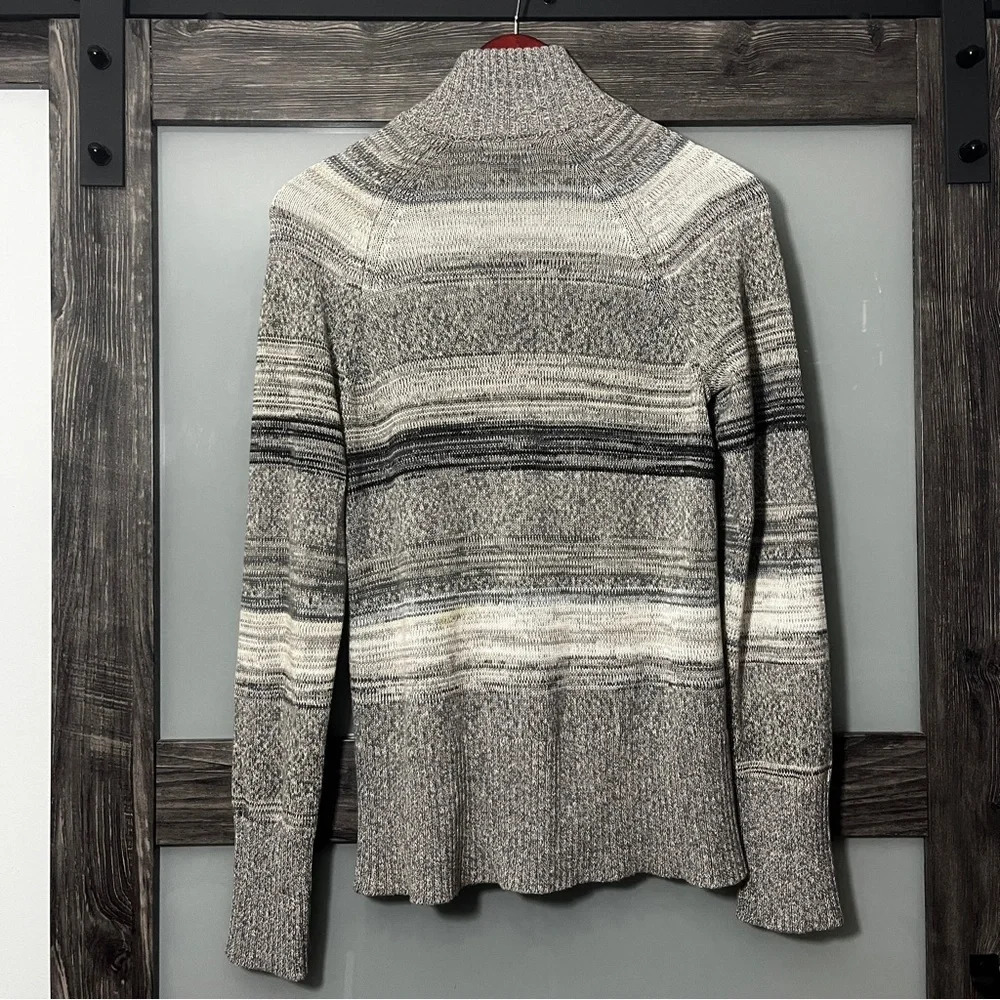 Eddie Bauer Grandmacore Women's PM Cotton Sweater Cardigan Chunky Full Zip - Picture 5 of 10